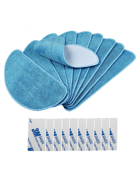 10 Paños de Mopa Reemplazo Electropan para Aspiradoras Ilife