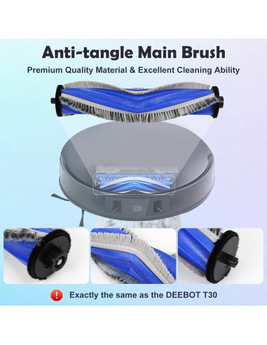 Accesorios de Repuesto VIEWALL para Aspiradora Robot T30S