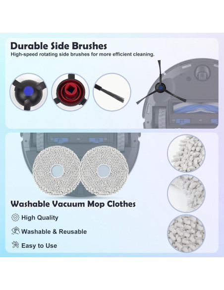 Accesorios de Repuesto VIEWALL para Aspiradora Robot T30S