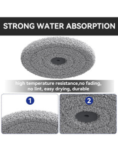 Mopa de Reemplazo JONR P20 Pro - 2 Paños Lavables para Aspiradora 2