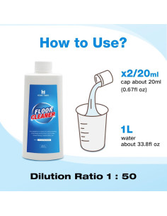 Concentrado de Limpieza para Suelos Home Times - 550ml - No Tóxico 2