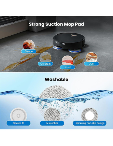 Kit de Repuesto 24 Pcs para Ecovacs Deebot T50 Pro Omni