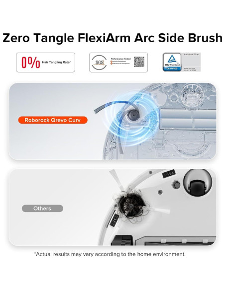 Aspiradora Robot Roborock Q10 S5 Negra con Cepillos Sin Enredos