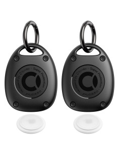 Funda de Llave AirTag CITYWAY Impermeable IPX8 2 Unidades