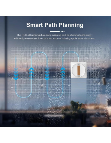 Robot Limpiador de Ventanas Wannabe winbot-28 - 2500Pa, Control Remoto, Limpieza Húmeda/Seca