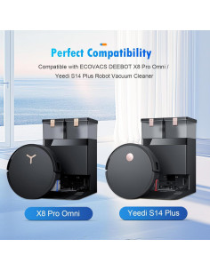 Kit de Accesorios 20 Piezas para ECOVACS DEEBOT X8 Pro y Yeedi S14 2