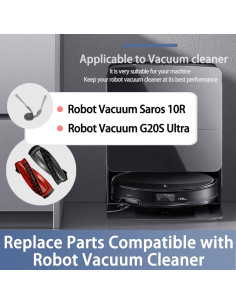 Kit de Reemplazo Genérico para Roborock Saros 10R - 2 Cepillos, 6 Filtros HEPA, 8 Mopas 2