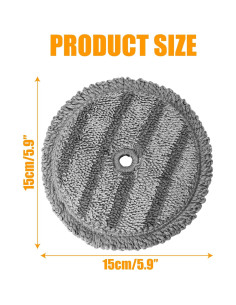 6 Paños de Reemplazo para Mopas LG A9 - Lavables y Eficientes 2