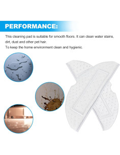 20 Paños de Mopa desechables Pilipane para Roborock S7/T7S 2