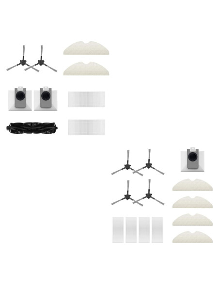 Aspiradora Robot Teendow D20S Max+ 6000Pa con Mopa y Repuestos