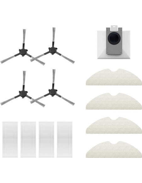 Aspiradora Robot Teendow D20S Max+ 6000Pa con Mopa y Repuestos