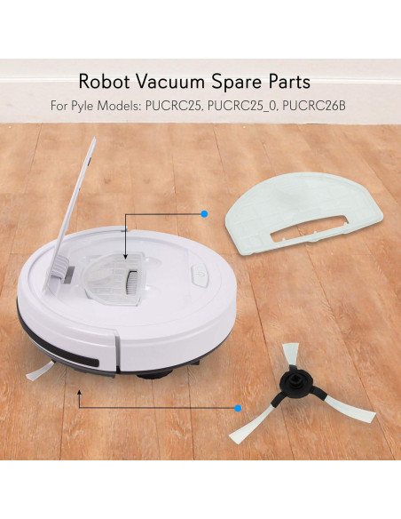 Kit de Reemplazo Pure Clean para Aspiradora Robot PUCRC25/26B Kit de Reemplazo Pure Clean para Aspiradora Robot PUCRC25/26B