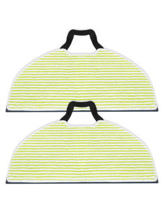 Paquete de 2 Mopas de Microfibra Lavables para Aspiradora Shark