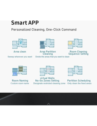 Robot Aspiradora Ecolimpia X6 con Navegación LiDAR y Mopa
