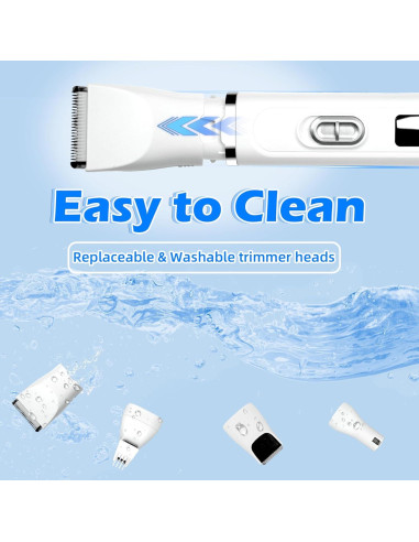 Kit Cortapelos y Afeitadora de Uñas GREGCE 4 en 1 Inalámbrico