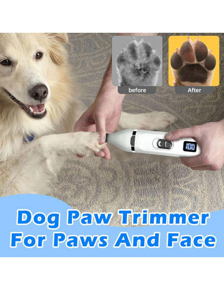 Kit Cortapelos y Afeitadora de Uñas GREGCE 4 en 1 Inalámbrico