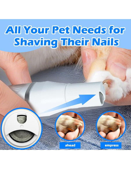 Kit Cortapelos y Afeitadora de Uñas GREGCE 4 en 1 Inalámbrico