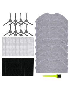 Piezas de Repuesto ROPVACNIC S1 Tipdiy G90 8 Cepillos Filtros