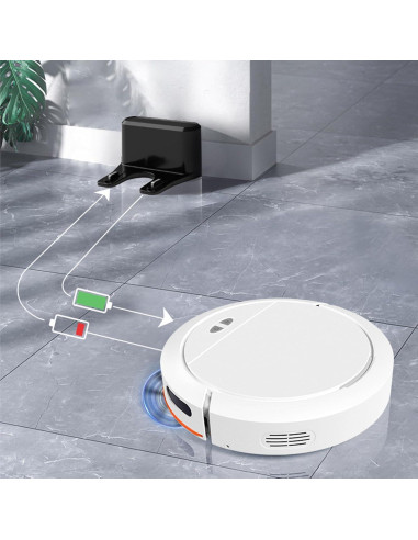 Aspiradora Robot 3 en 1 HOLMZCED con 4 Niveles de Succión