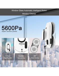 Robot de Limpieza de Ventanas PPYRD YW121A con Control Remoto 2
