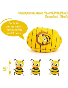 Juguete Interactivo para Perros Hollypet Esconde y Busca Abejas 50.8x38.1cm 2
