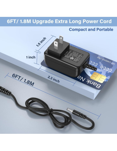 Cargador de Reemplazo HIENADTOR para Shark VACMOP VM200 10.8V