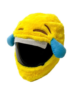 Cubierta de Casco de Moto Carbon Moto Gear Emoji Riendo