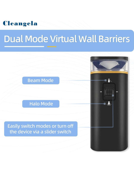 Barrera de Pared Virtual Cleangela para iRobot Roomba 600-900