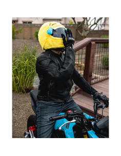Cubierta de Casco de Moto Carbon Moto Gear Emoji Riendo 2