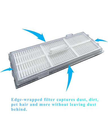 Paquete de 4 Filtros HEPA Soniicmomo para Roborock S8/S7