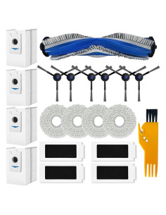 Piezas de Repuesto Ecovacs Deebot T30s - 1 Cepillo + 6 Laterales