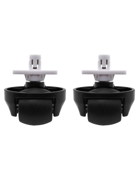 Rueda Delantera Compatible Ulimymei para Robotock S7/S8 - 2 Pack Negro