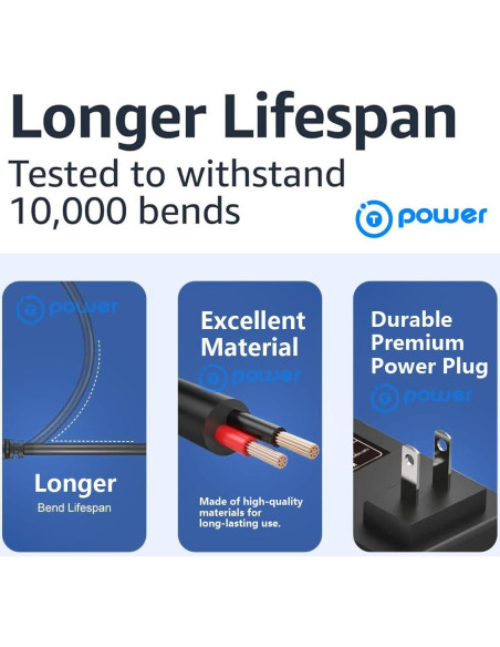 Cargador T-Power para Samsung Powerbot VR7000 25V DC Adaptador