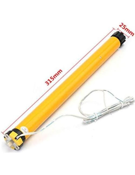 Motor de persiana enrollable tubular 6DUSHOP AM25 DC 12V Motor de persiana enrollable tubular 6DUSHOP AM25 DC 12V