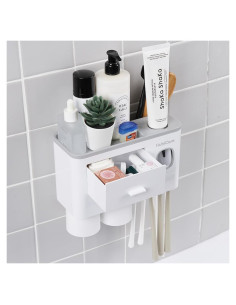 Soporte para Cepillos de Dientes HuBDIC con Dispensador Automático