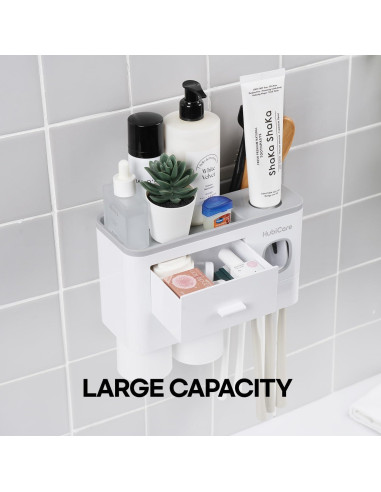 Soporte para Cepillos de Dientes HuBDIC con Dispensador Automático