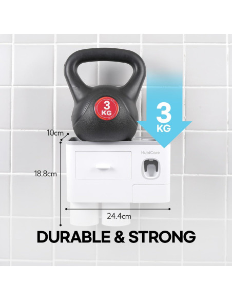 Soporte para Cepillos de Dientes HuBDIC con Dispensador Automático