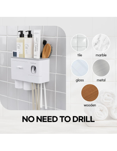 Soporte para Cepillos de Dientes HuBDIC con Dispensador Automático