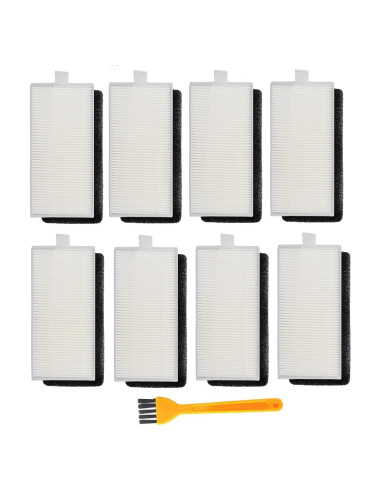 Filtros HEPA Sytalin para Aspiradoras Robot Ecovacs Deebot - Paquete de 8
