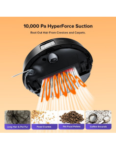 Aspiradora Robot Roborock Q10 S5+ Negra con 6 Bolsas 2