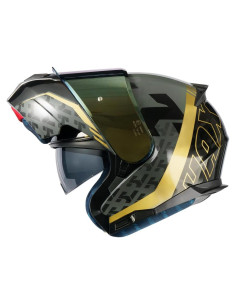Casco HAX Modular Flip-Up Wind Gold XXL - Ligero y Seguro