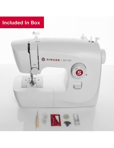 Máquina de Coser SINGER M1150 Ligera y Portátil 45 Puntadas