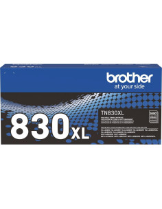 Cartucho de Tóner Brother TN830XL Negro Alto Rendimiento 3000 Páginas 2