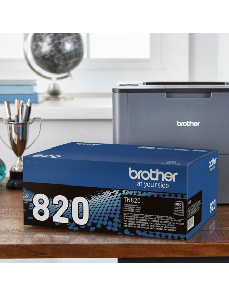 Cartucho de Tóner Brother TN-820 Negro - 3000 Páginas
