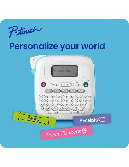 Brother P-Touch PT-N20 Fabricador de Etiquetas 12mm Portátil