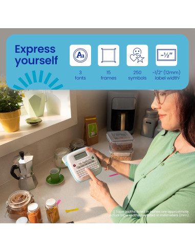 Brother P-Touch PT-N20 Fabricador de Etiquetas 12mm Portátil