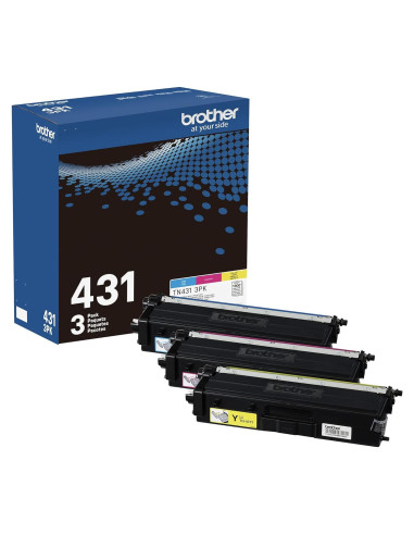 Cartucho de Tóner Brother TN431 3PK Cian Magenta Amarillo