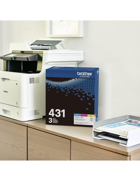 Cartucho de Tóner Brother TN431 3PK Cian Magenta Amarillo