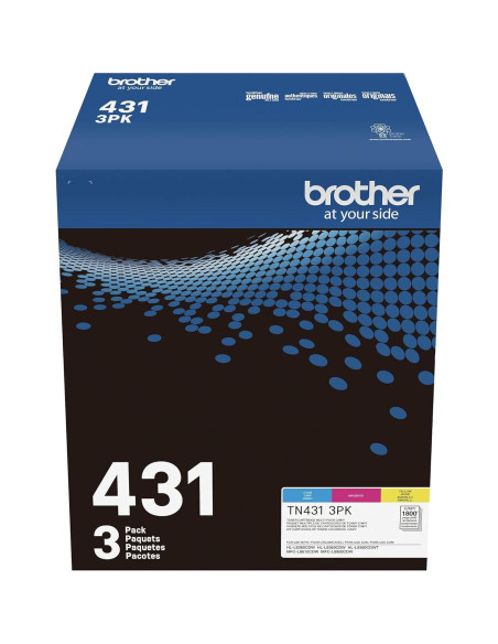 Cartucho de Tóner Brother TN431 3PK Cian Magenta Amarillo