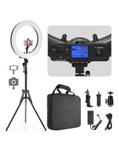 Anillo de Luz LED Bi-Color 19" PIXEL R45C 55W 3000-5800K